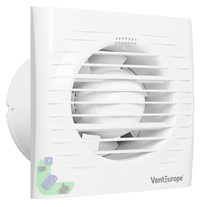 125Mm Phòng Tắm Vắt Trục Xả Fan Hâm Mộ Độ Ẩm Cảm Biến Hẹn Giờ Điều Khiển Điện 230V/60Hz 16Watt 183m3/H OEM 5-Năm Bảo Hành - Product Image 1