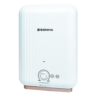 Chauffe-eau instantané électrique sans réservoir de haute qualité, personnalisé, 5500W, à point unique, avec affichage LED, mural, SONHA, fabriqué au Vietnam