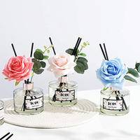 Coffret Cadeau de Parfums d'Ambiance Naturels en Gros – Diffuseur à Bâtonnets en Verre avec Bâtonnets en Rotin, Emballage de Luxe