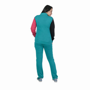 ชุดกันเหงื่อสำหรับผู้หญิง,ทำจากผ้าฝ้ายมีหลายสีมีป้ายกำกับตามสั่ง - Product Image 2