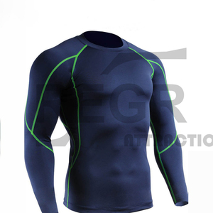 Protector de sarpullido mma de compresión, manga larga, estampado por sublimación, diseño OEM - Product Image 1