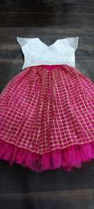 ชุดใส่ไปงานแต่งสุดพิเศษเนื้อผ้าไหมนุ่มสำหรับเด็ก,คอลเล็คชั่น Lehenga Choli จากทางการส่งออก - Product Image 2