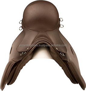 Silla de Montar Inglesa Multiusos Y&Z Premium de Cuero para Adultos ALPPS-034, Silla de Polo de Contacto Cercano para Salto, Tallas 14-18 - Product Image 4