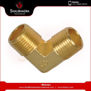 Raccord de tuyau mâle coudé en laiton de haute qualité différentes tailles techniques de coulée à 90 degrés emballage en plastique cuivre PP-Boxed - Product Image 5