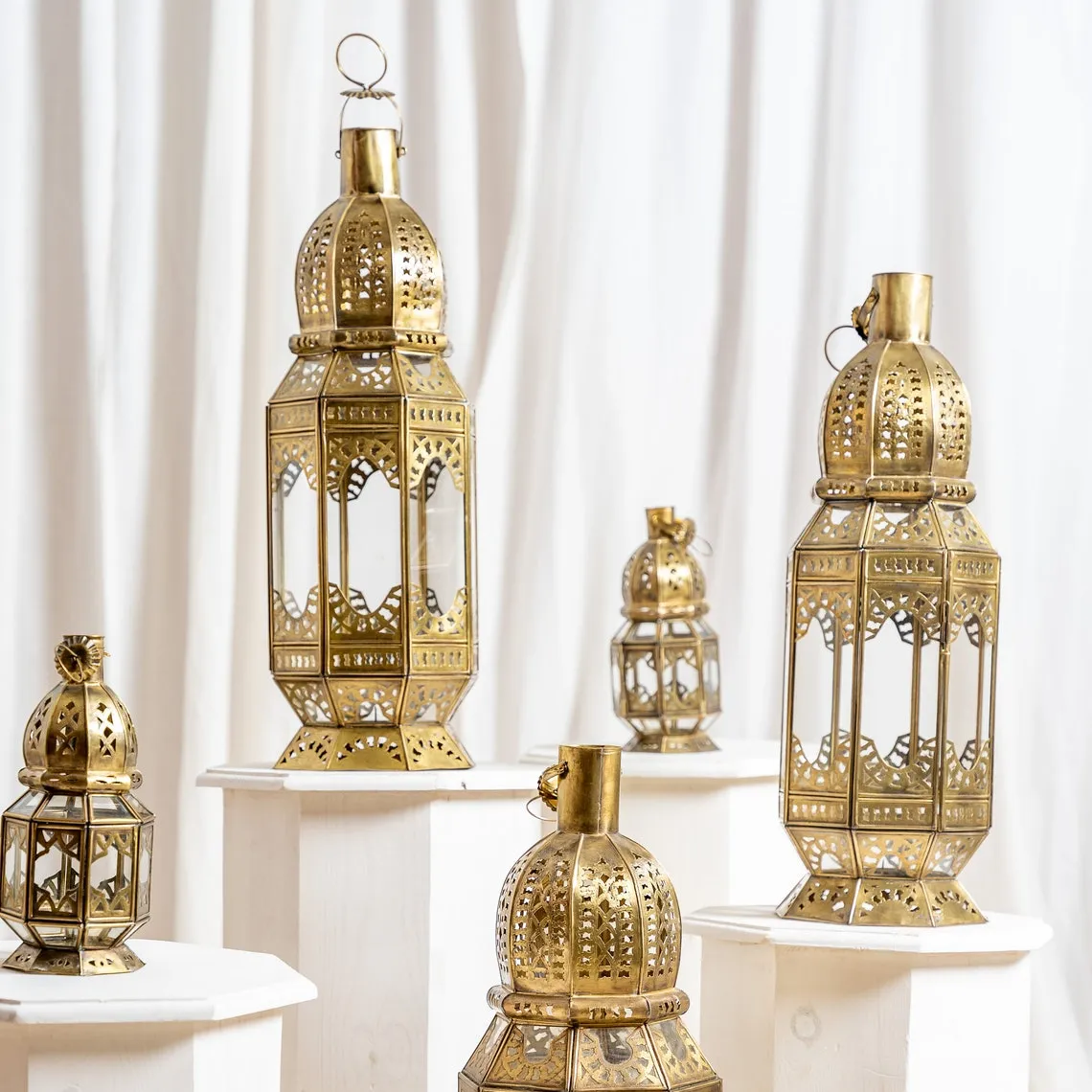 moroccan lantern gold lanterns brass decor