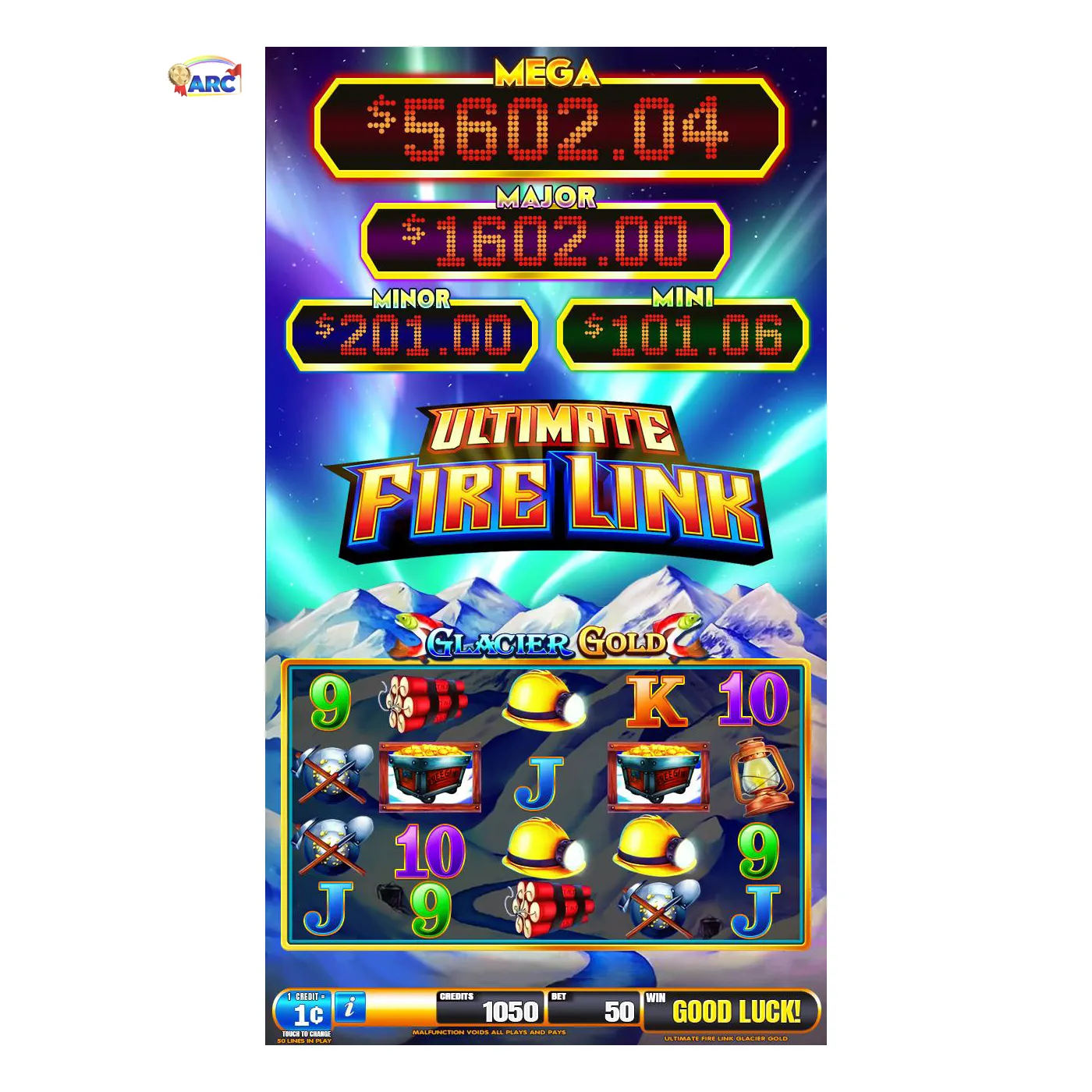 Ultimate Fire Link - Glacier Gold Ultimate Fire Link game Machines For Coin Operated Games
