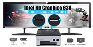 HYSTOU precio de fábrica 19V 7A Juegos PC Core i7 7820HK Intel Nuc computadora de escritorio - Product Image 4