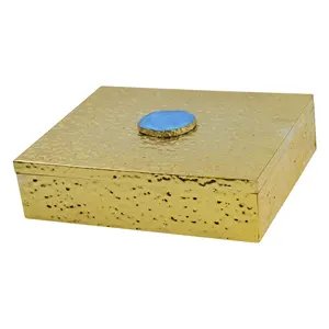 Агат с золотом, декоративная коробка для печенья с металлическими дизайнерскими коробочками для шоколада, Премиум качество, металлические подарочные и банки для хранения