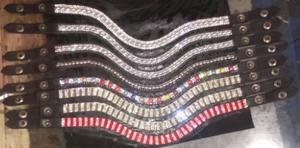 VENDER Bling cuero Browbands colorido IN; dólar 3 tamaños COB completo Shetland - Product Image 3