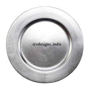 Haute qualité galvanisé à la main pour plaque de chargeur nouveauté indien élégant Top vente écologique fournisseur d'assiettes de service - Product Image 5