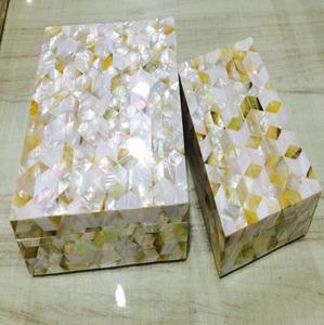 Beautiful Indian Rectangular Handicraft <b>Resin</b> Inlay <b>Jewellery</b> Box Decorative <b>Resin</b> Inlay Sculptures - Product Image 4