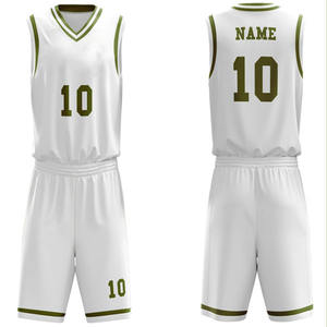 Maillot de basket-ball universitaire taille plus adulte ensemble d'uniformes de basket-ball américain vêtements respirants pour les athlètes - Product Image 3