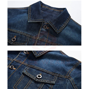 Veste en jean pour hommes, Logo personnalisé, haute qualité, - Product Image 2
