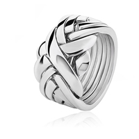 Low MOQ 10 Stück Cool Fancy Celtic Knotwork Silber Türkisches Türkisches Stück Puzzle Ring