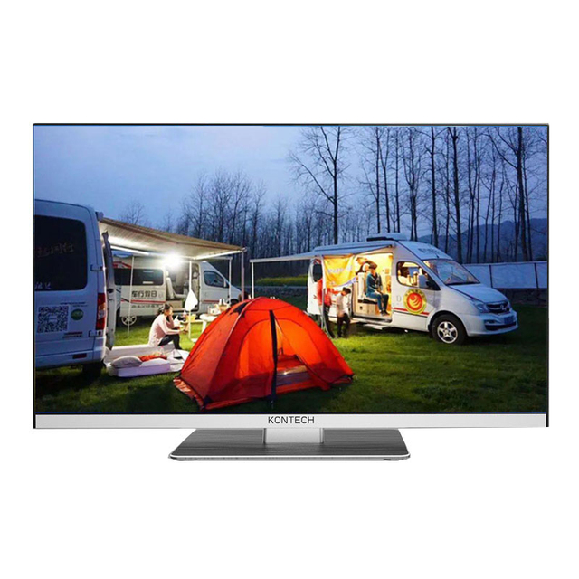 DC 12V European Standard DVB-T2/S2 Android TV 21.5" 23.6" FHD Television for Caravan
