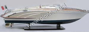 Riva Ramaa 44-90cm Modelo náutico de madera Barco de velocidad Modelo pintado de platino Barco - Product Image 4