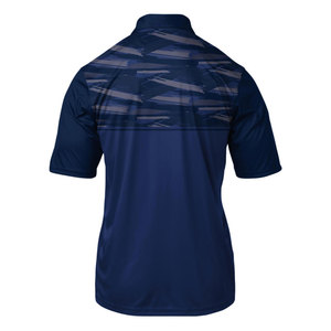 Polo de golf para hombre de poliéster de la mejor calidad OEM, en blanco, bordado, con logotipo y diseño personalizados. - Product Image 2