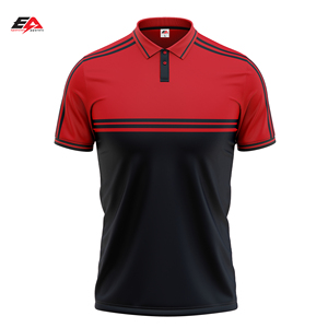 Polo avec logo personnalisé du fabricant Séchage rapide 100% polyester Tricot à manches courtes imprimé de haute qualité pour hommes - Product Image 1