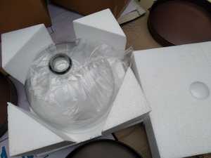 Serveur personnalisé, dôme à gâteau en métal et en verre galvanisé - Product Image 3