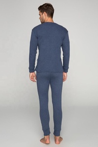 Ensemble de sous-vêtements thermiques turcs de haute qualité pour hommes, bleu - Product Image 4