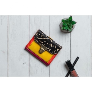 Mini bolso de mano de cuero genuino LW, tarjeteros de nueva tendencia y monedero portátil con Clip para dinero para Niñas para mujeres - Product Image 1