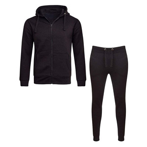 Custom Logo Men's Blank Gym Hoodies With <b>Matching</b> <b>Joggers</b> Trousers Sports Tracksuit <b>Set</b> - Product Image 2