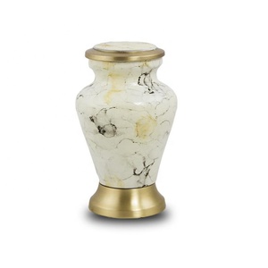 Urnas de recuerdo de cremación de Metal de alta calidad personalizadas con precio al por mayor, urna funeraria, recuerdo de entierro para cenizas con caja de terciopelo - Product Image 1