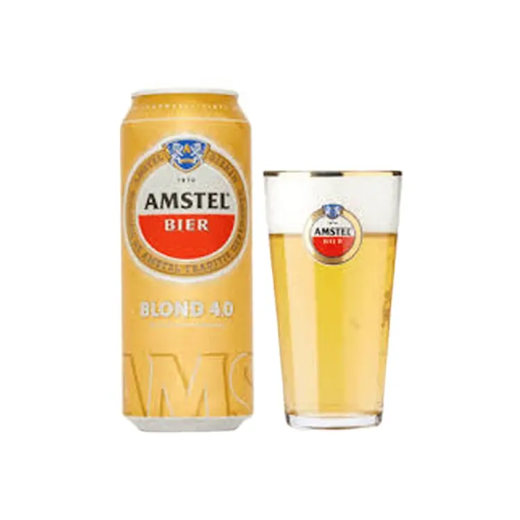 IFS และ ISO ได้รับการรับรองพรีเมี่ยมที่มีคุณภาพ4% เครื่องดื่มแอลกอฮอล์มีเบียร์ประเภทเบียร์ Amstel สีบลอนด์จากผู้ส่งออกด้านบน