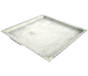 BANDEJA GRIS PARA SERVIR WHOLOESALER MEJOR COLECCIÓN DE BANDEJA ALTA CALIDAD DECORACIÓN DEL HOGAR BANDEJA ANTIGUA DE ZINC - Product Image 1