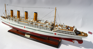 Modèle de navire de croisière HMHS MAURETANIA 1916 / Modèle de navire artisanal - Product Image 5