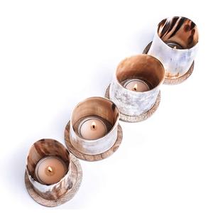 Support de bougie en corne fait main de qualité supérieure, écologique, style classique, décoration de Noël pour la maison, vente en gros au meilleur prix - Product Image 3