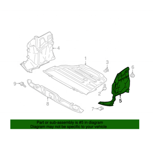 แผ่นบังโคลนหน้า OEM LR002318 LR002316 สำหรับรถยนต์แลนด์โรเวอร์ ฟรีแลนเดอร์ <span class=keywords><strong>2</strong></span> ปี 2006-2014 แผ่นบังโคลนด้านในด้านหน้า - Product Image 1