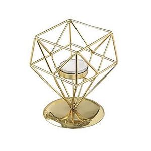 Photophore en aluminium couleur or avec bougeoir votif de la meilleure qualité pour mariage et événement - Product Image 6