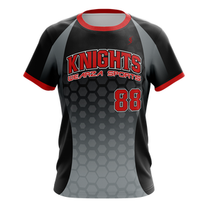 Sublimación digital personalizada impresa cuello en V Softball Jersey cuello redondo béisbol Jersey para hombre 100% poliéster Softball uniforme - Product Image 3