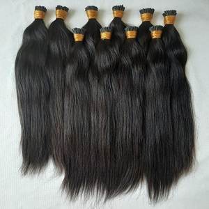 Extensiones de cabello humano indio remy, pelo sin procesar con cutícula Virgen sin procesar - Product Image 1