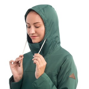 Waterproof Rain Jacket With Hood Windbreaker Raincoat for Women Plus Size <b>Ladies</b> Spring Winter Jackets <b>Ponchos</b> with Long Sleeve - Product Image 5