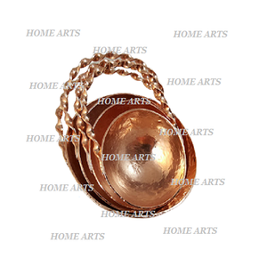 Tasses à mesurer de forme ronde de conception classique tasses à mesurer de différentes tailles faites à la main pour des accessoires de cuisine - Product Image 1