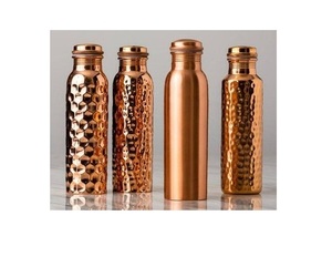 Botella de agua de cobre, recipiente de cobre antiguo, sencillo, nuevo diseño, oferta - Product Image 3