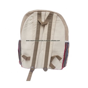 โรงเรียน,กระเป๋าสะพายไหล่วิทยาลัยทำจากปอกระเจามีหลายเย็นตาและปักสำหรับเด็กผู้หญิงเด็กผู้ชาย - Product Image 2