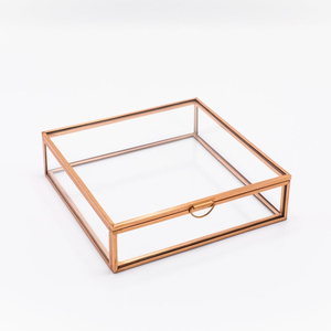 Customized Glass Photo Box Jewelry Box, <b>Display</b> <b>Case</b>, Photo Print Box - Product Image 1