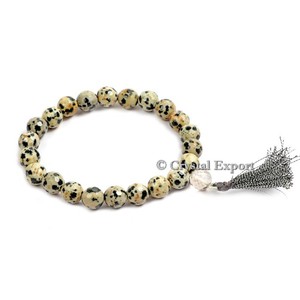 Buy Online Healing Stone <b>Bracelets</b> : Dalmation Power Healing <b>Bracelet</b> - Product Image 1