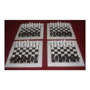 Meilleure Qualité Blanc Jeu D'échecs En Marbre Ensemble Pour Le Cadeau - Product Image 1