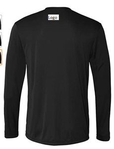 Men's Long Sleeve Cool Casual Tee-<b>Shirt</b> Printing Logo UPF 50+ (<b>100</b>% <b>Polyester</b>) Imported Pull on Closure & Machine Wash - Product Image 6