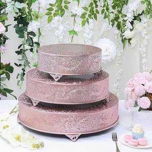 แท่นวางเค้กทรงกลมเคลือบสีทอง,ที่วางคุกกี้คัพเค้กขนมหวานสำหรับงานแต่งงานงานวันเกิดงานปาร์ตี้ฉลองครบรอบ
