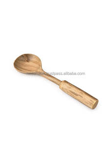 Cuillère de service en bois antiadhésive écologique et cuillère à outils de cuisine cuillères de vente chaude pour la cuisine hôtel et Restaurant - Product Image 2