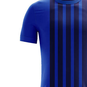 2022 camiseta personalizada de manga corta informal con cuello redondo de poliéster 100% para hombre, Camiseta de punto transpirable, superventas, estampado sublimado de Color sólido - Product Image 4