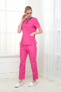 Scrub Suit Fashionable 2-Pocket Medical Uniform Nurse Hospital Scrub Jogger Suit Uniform Type Scrub Sets - Product Image 5
