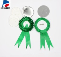 Vente directe usine : Composant DIY pour badge bouton rosette de 58 mm avec couleurs personnalisables pour la décoration de mariages et de fêtes