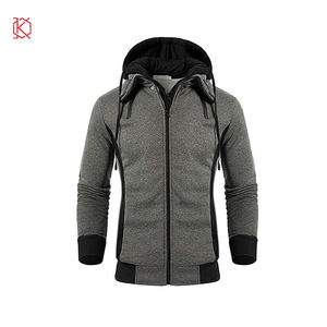 Custom Zip up Hoodies for Mens Plus Size Boxy Fit Drop Shoulder Hoodie With Zipper Thick Oversized ... Hoodies - Product Image 5