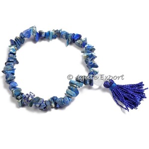 Dealer Supplier Lapis Lazuli Chips <b>Bracelets</b> - Product Image 1